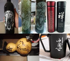 牡丹江宁安酒瓶葫芦工艺品激光雕刻机